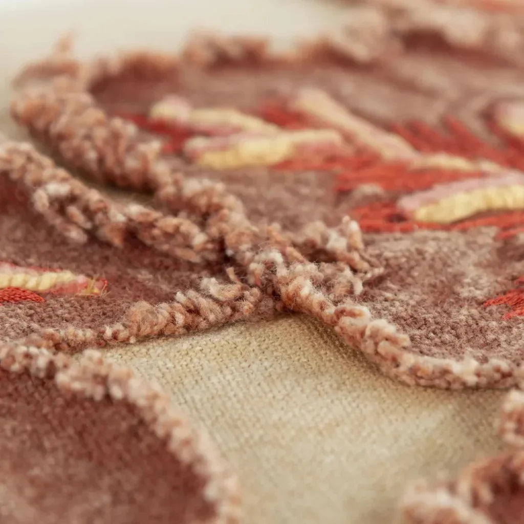 Maple Leaf Beige Lumbar Decorative Pillow - LOOMLAN - LOOMLAN - Throw Pillows