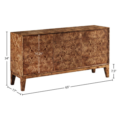 Mappa Three Doors Wood Sideboard