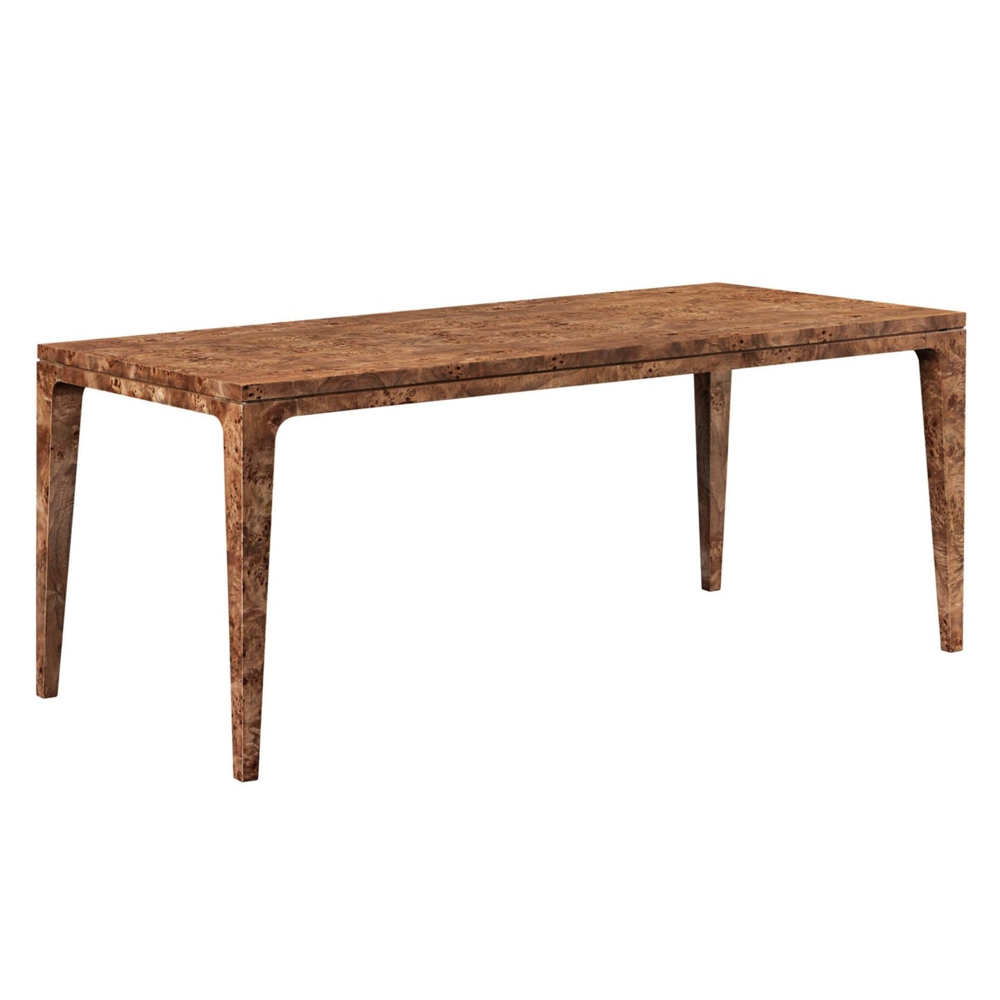 Mappa Wooden Rectangular Dining Table-Dining Tables-LH Imports-Small-LOOMLAN