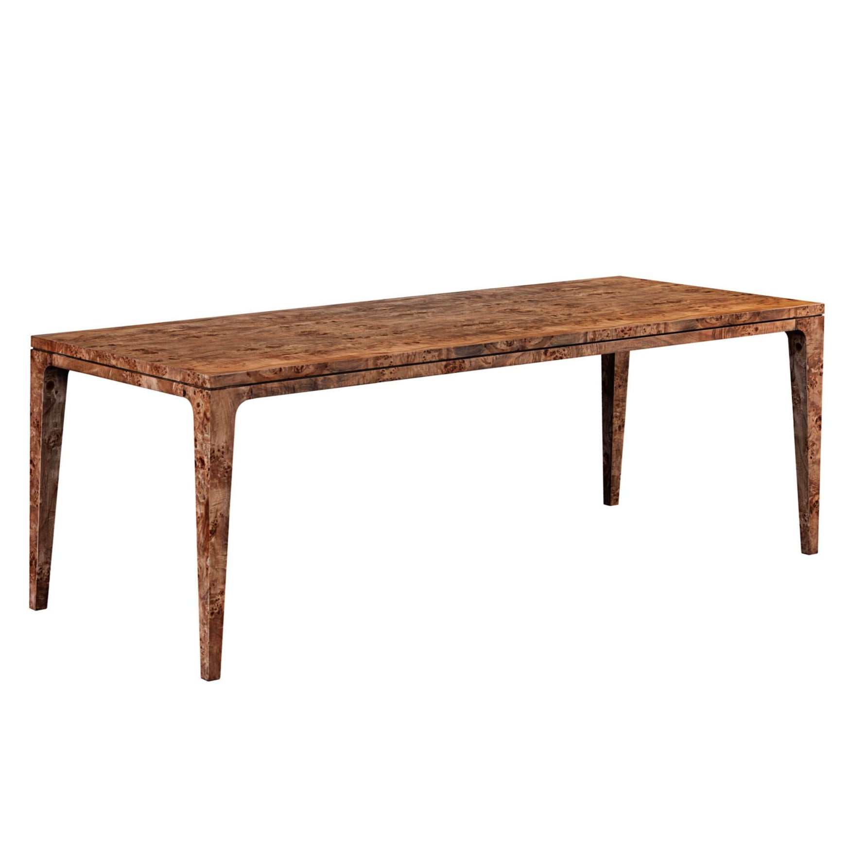 Mappa Wooden Rectangular Dining Table-Dining Tables-LH Imports-Large-LOOMLAN
