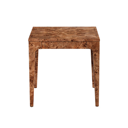 Mappa Wooden Square Side Table