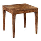 Mappa Wooden Square Side Table