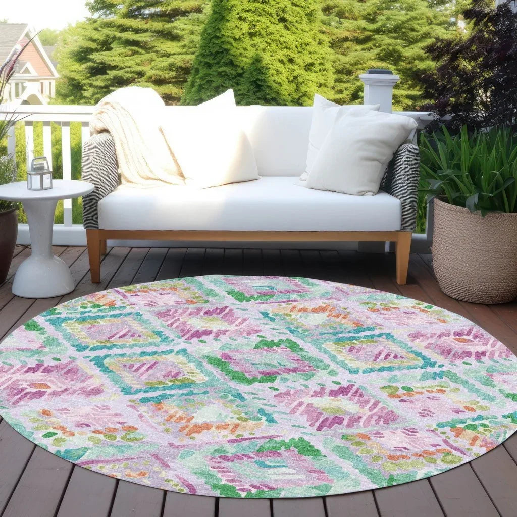 Marave Purple Washable Indoor - Outdoor Rug - LOOMLAN - LOOMLAN Rugs - Outdoor Rugs
