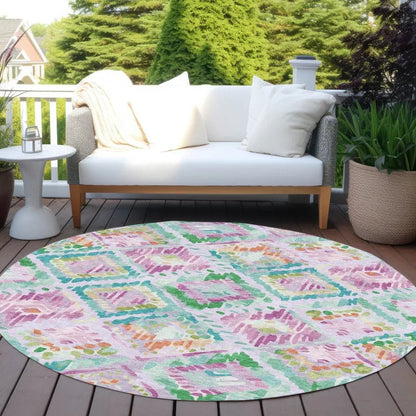 Marave Purple Washable Indoor - Outdoor Rug - LOOMLAN - LOOMLAN Rugs - Outdoor Rugs