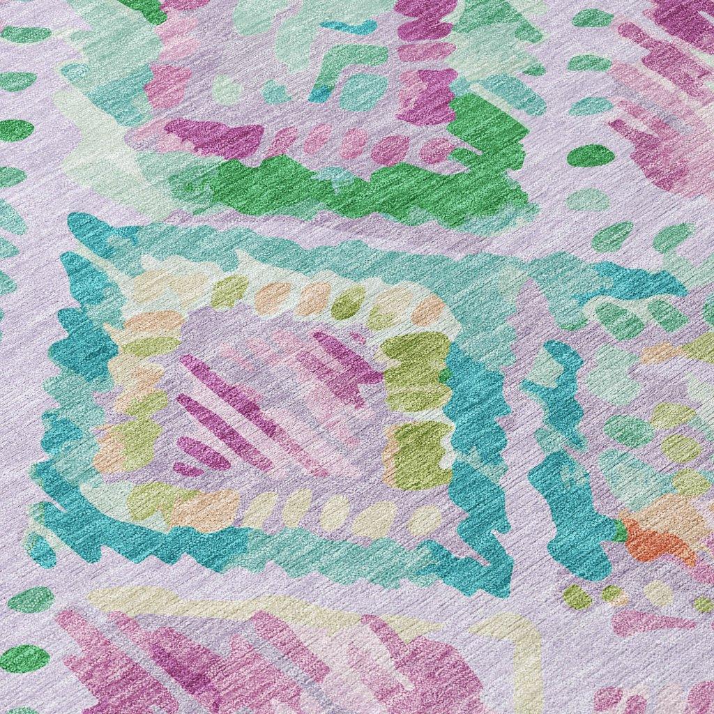 Marave Purple Washable Indoor - Outdoor Rug - LOOMLAN - LOOMLAN Rugs - Outdoor Rugs