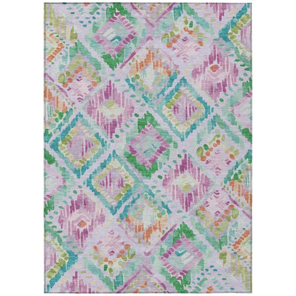 Marave Purple Washable Indoor - Outdoor Rug - LOOMLAN - LOOMLAN Rugs - Outdoor Rugs