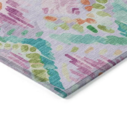 Marave Purple Washable Indoor - Outdoor Rug - LOOMLAN - LOOMLAN Rugs - Outdoor Rugs
