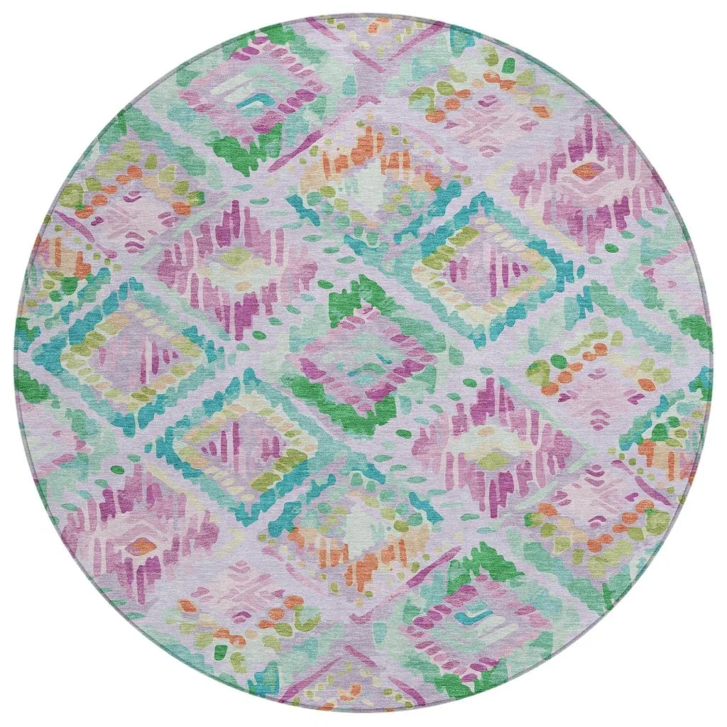 Marave Purple Washable Indoor - Outdoor Rug - LOOMLAN - LOOMLAN Rugs - Outdoor Rugs