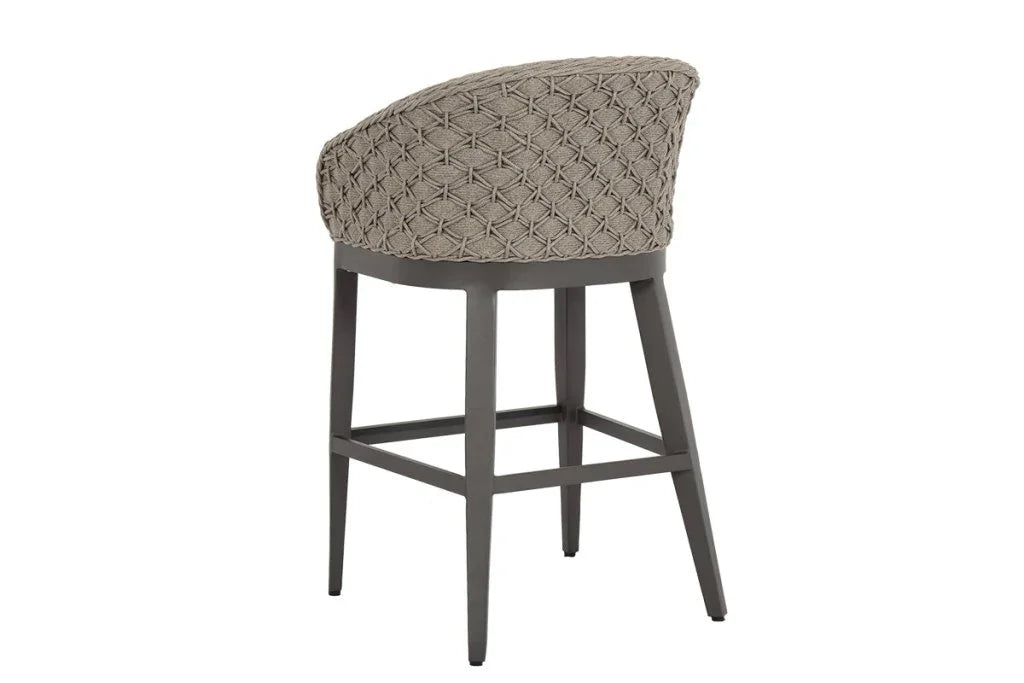 Marbella Weather-Resistant Outdoor Bar Stool-Outdoor Bar Stools-Sunset West-LOOMLAN