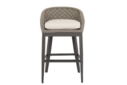 Marbella Weather-Resistant Outdoor Bar Stool-Outdoor Bar Stools-Sunset West-LOOMLAN
