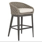 Marbella Weather-Resistant Outdoor Bar Stool-Outdoor Bar Stools-Sunset West-Echo Ash-LOOMLAN