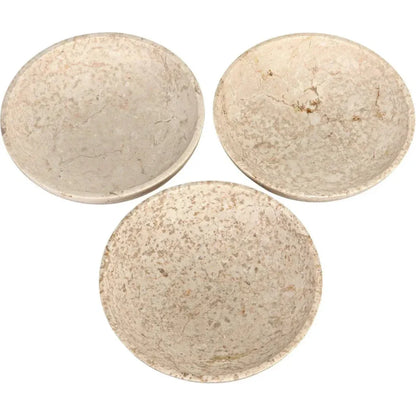 Marble Bowls, Set of 3 - LOOMLAN - Noir - Boxes & Bowls