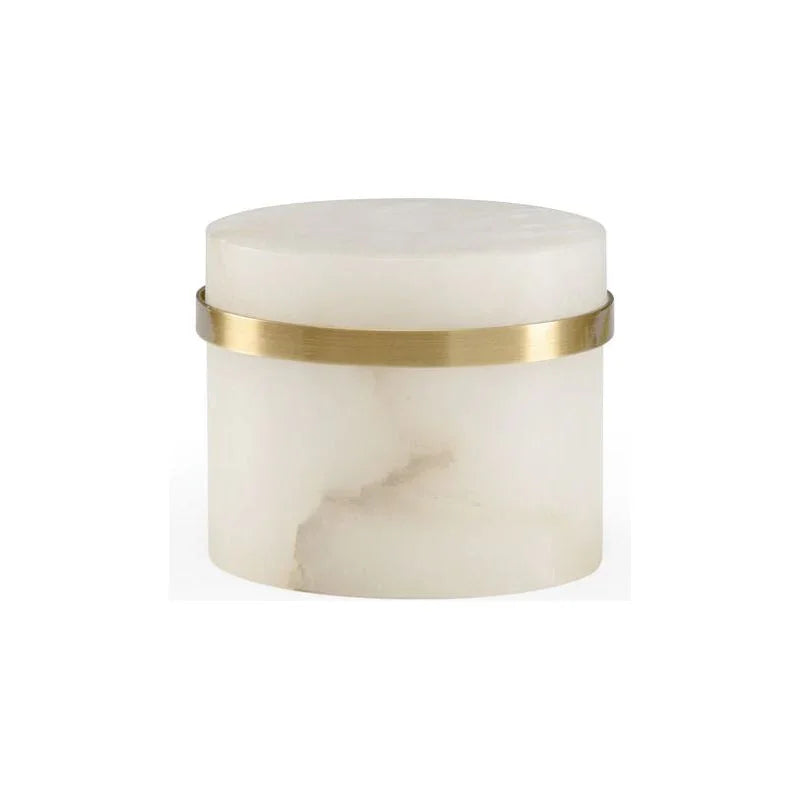 Marble Made White Jewel Box - LOOMLAN - Chelsea House - Boxes & Bowls