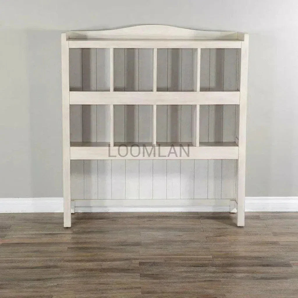 Marble White Storage Entryway Cabbies - LOOMLAN - Sunny D - Bookcases