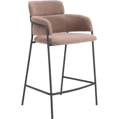 Marcel Counter Stool (Set of 2) Brown - LOOMLAN - Zuo Modern - Counter Stools