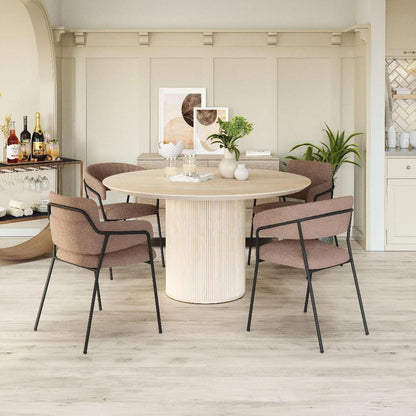 Marcel Performance Fabric Dining Chair 2PC - LOOMLAN - Zuo Modern - Dining Chairs