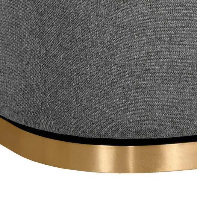 Marcela Swivel Lounge Chair Modern In Grey - LOOMLAN - SUNPAN - Club Chairs