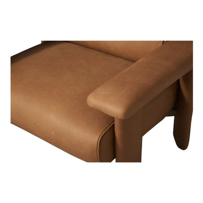 Marcello Full Aniline Leather Lounge Chair - LOOMLAN - Moe's Home - Club Chairs