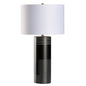 Marco Italian Glass Black Table Lamp