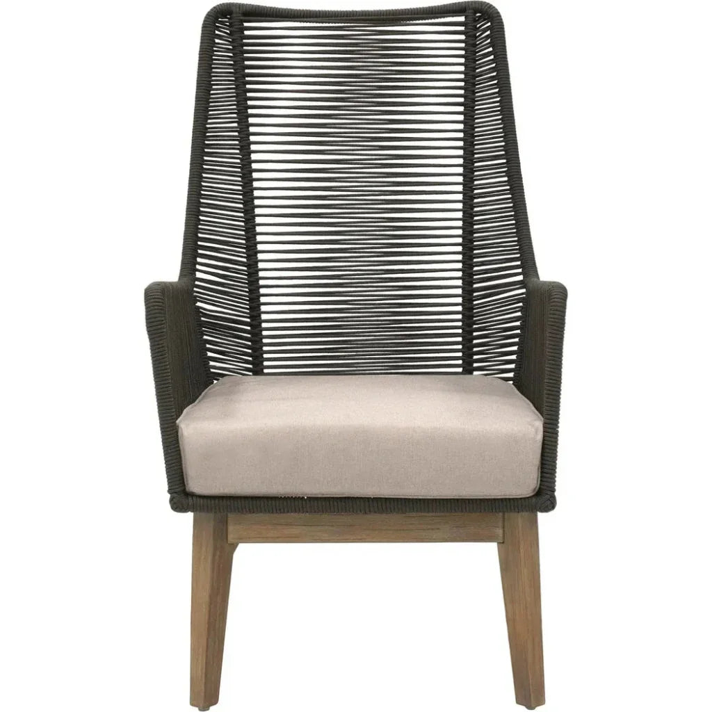 Marco Polo Lounge Chair - Grey Outdoor Lounge Chair-Outdoor Lounge Chairs-Seasonal Living-LOOMLAN