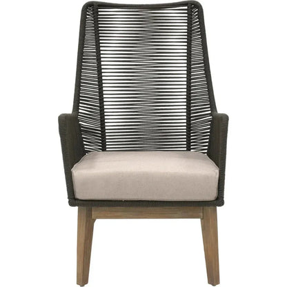 Marco Polo Lounge Chair - Grey Outdoor Lounge Chair-Outdoor Lounge Chairs-Seasonal Living-LOOMLAN