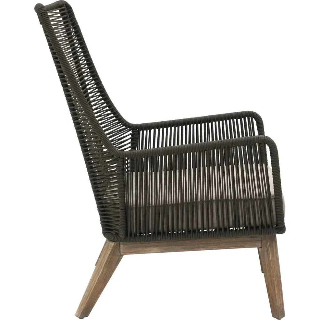 Marco Polo Lounge Chair - Grey Outdoor Lounge Chair-Outdoor Lounge Chairs-Seasonal Living-LOOMLAN
