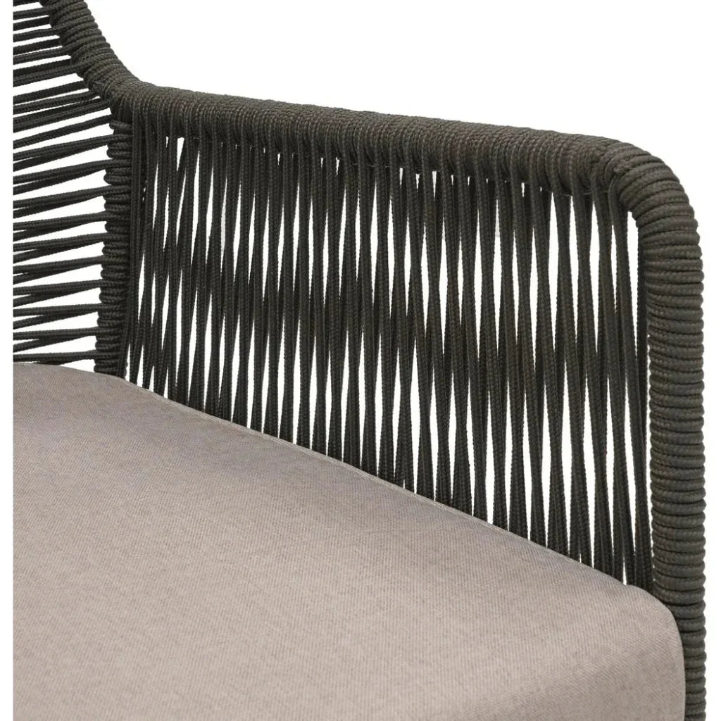 Marco Polo Lounge Chair - Grey Outdoor Lounge Chair-Outdoor Lounge Chairs-Seasonal Living-LOOMLAN