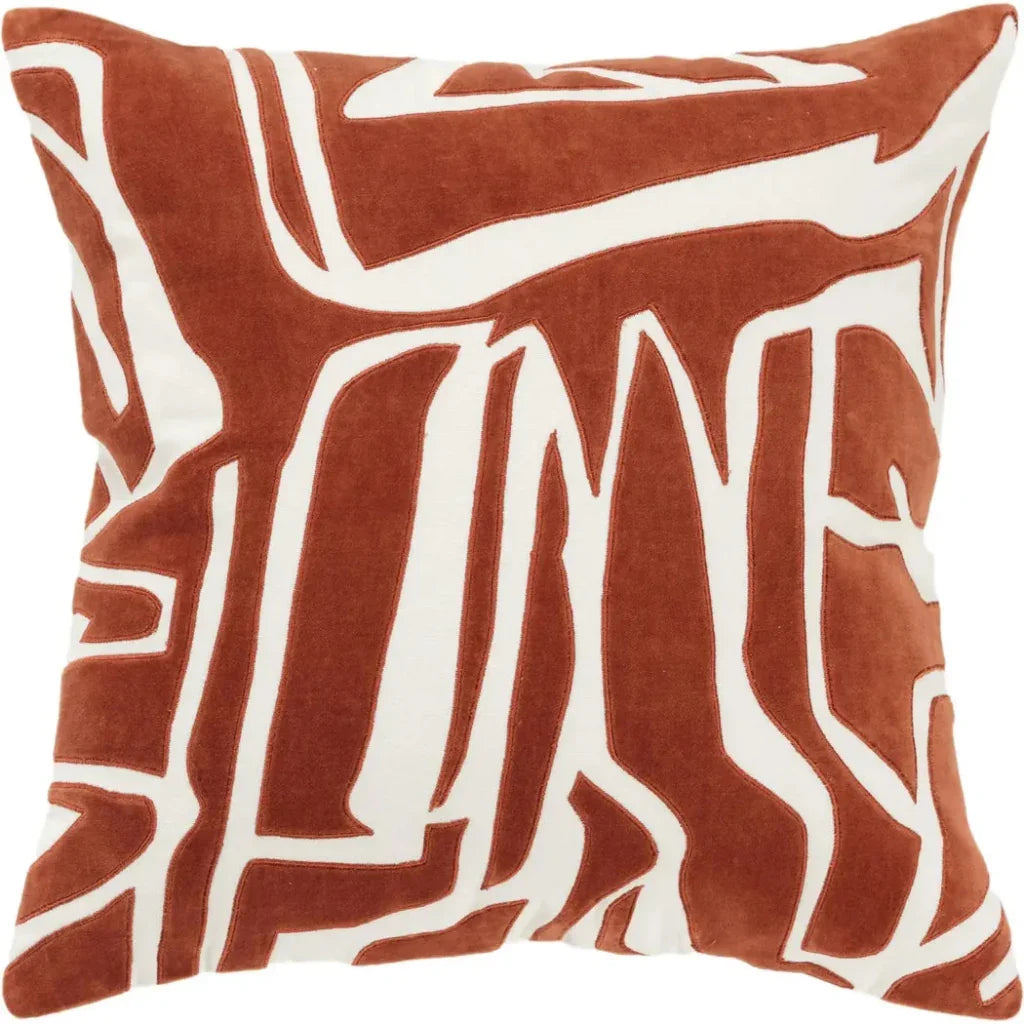 Marcos Abstract Down Filled Throw Pillow Covers - LOOMLAN - LOOMLAN - Throw Pillows