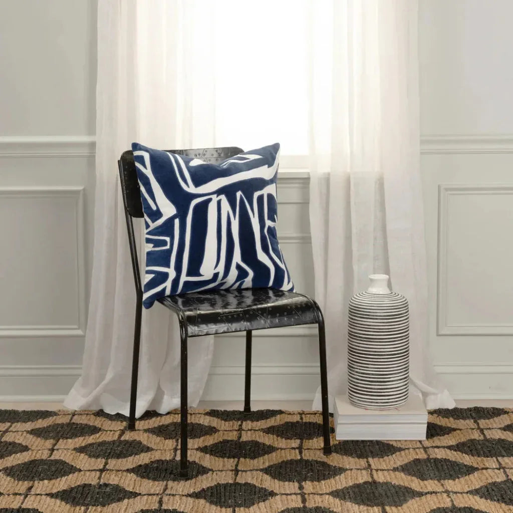 Marcos Abstract Down Filled Throw Pillow Covers - LOOMLAN - LOOMLAN - Throw Pillows