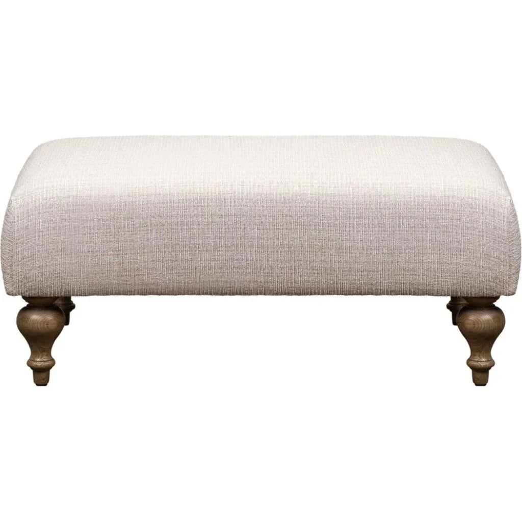 Marcoux Leather Comfortable Ottoman - LOOMLAN - Olivia + Quinn - Ottomans