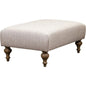 Marcoux Leather Comfortable Ottoman - LOOMLAN - Olivia + Quinn - Ottomans