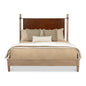 Marcus King Bed Frame Brown Leather - LOOMLAN - Sarreid - Beds