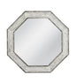 Marden Octagonal Design White Wall Mirror - LOOMLAN - Bassett Mirror - Wall Mirrors