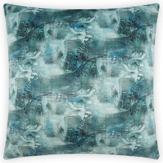 Mare Nostrum Teal Throw Pillow With Insert - LOOMLAN - D.V. Kap - Throw Pillows