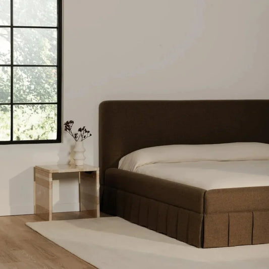 Maren Wood Brown Bed - LOOMLAN - Moe's Home - Beds