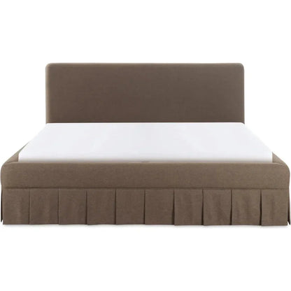 Maren Wood Brown Bed - LOOMLAN - Moe's Home - Beds