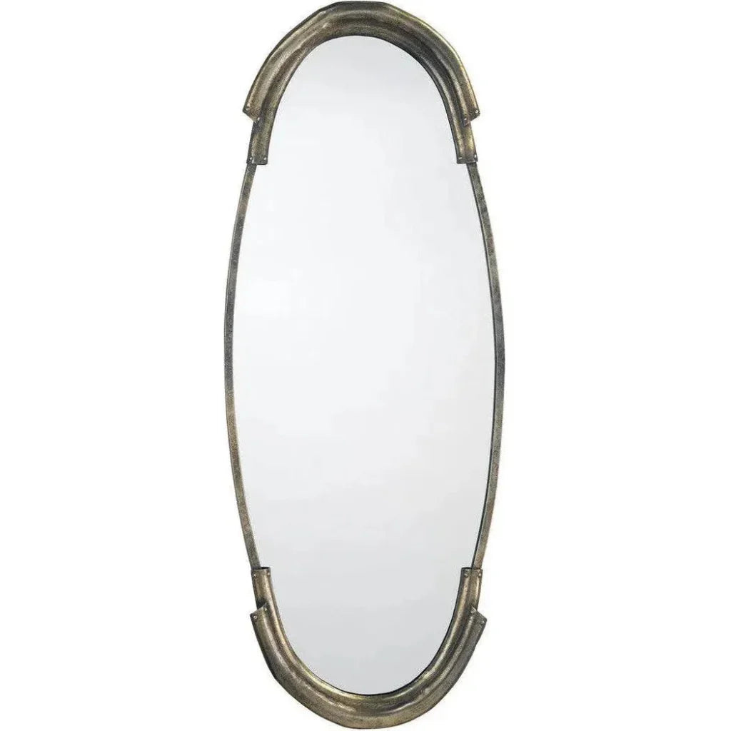 Margaux Metal Oval Wall Mirror