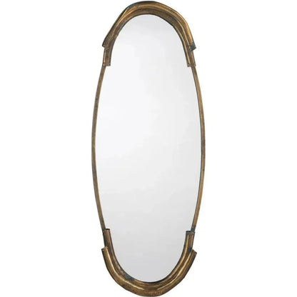 Margaux Metal Oval Wall Mirror