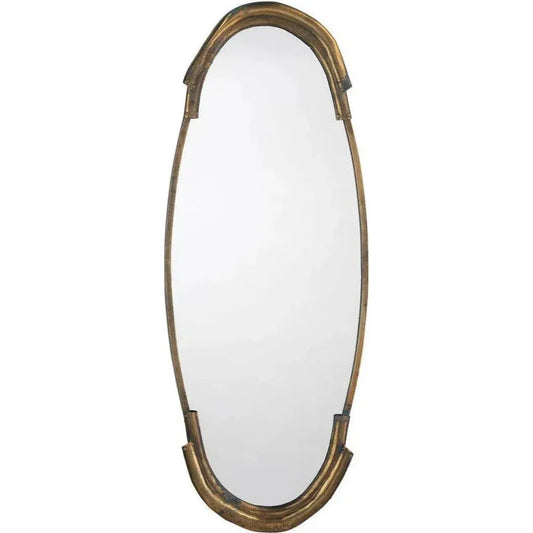 Margaux Metal Oval Wall Mirror