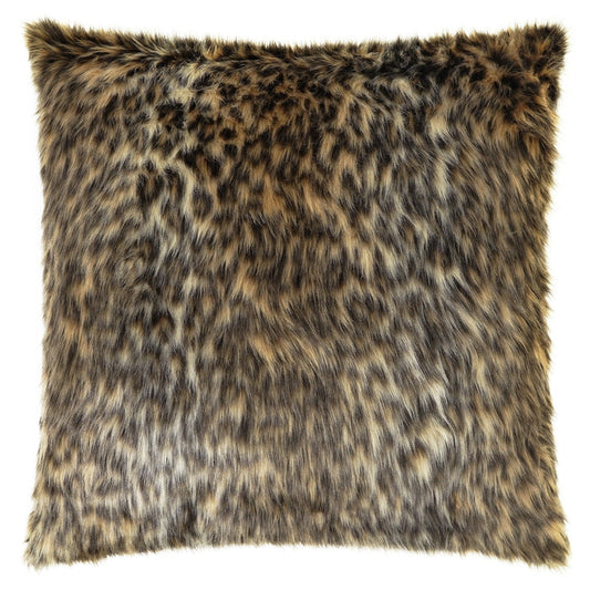 Margay Brown Throw Pillow