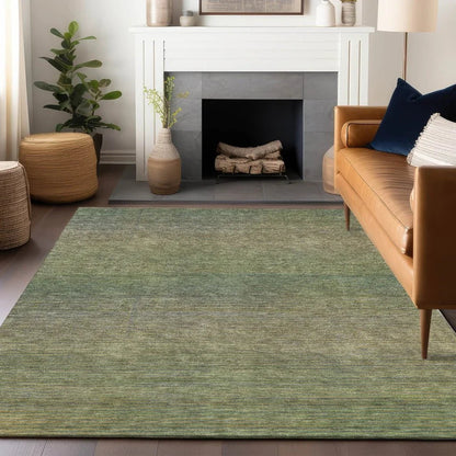Maria Green Washable Indoor - Outdoor Rug - LOOMLAN - LOOMLAN Rugs - Outdoor Rugs