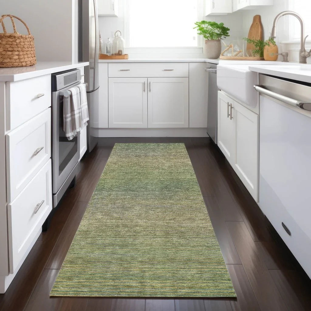 Maria Green Washable Indoor - Outdoor Rug - LOOMLAN - LOOMLAN Rugs - Outdoor Rugs