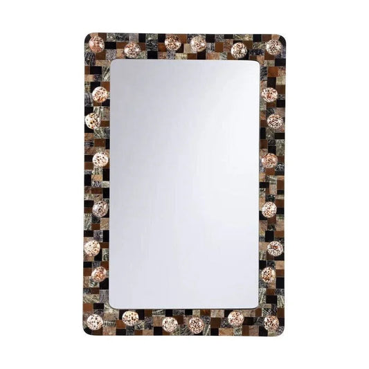 Mariel Wood Framed Wall Mirror - LOOMLAN - Chelsea House - Wall Mirrors