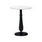 Mariella White Marble Top Round Side Table - LOOMLAN - Wildwood - Side Tables