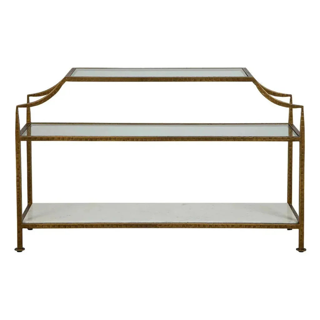 Marietta Iron d Rectangular Console Table - LOOMLAN - Furniture Classics - Console Tables