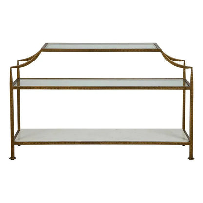 Marietta Iron d Rectangular Console Table - LOOMLAN - Furniture Classics - Console Tables