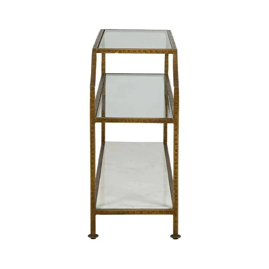 Marietta Iron d Rectangular Console Table - LOOMLAN - Furniture Classics - Console Tables