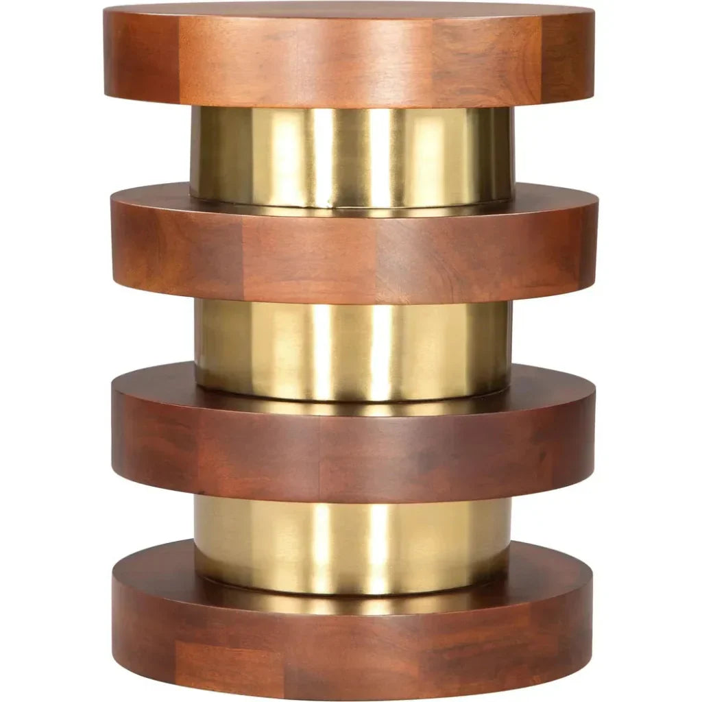 Marigot Side Table Brown - LOOMLAN - Zuo Modern - Side Tables