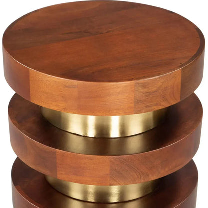 Marigot Side Table Brown - LOOMLAN - Zuo Modern - Side Tables