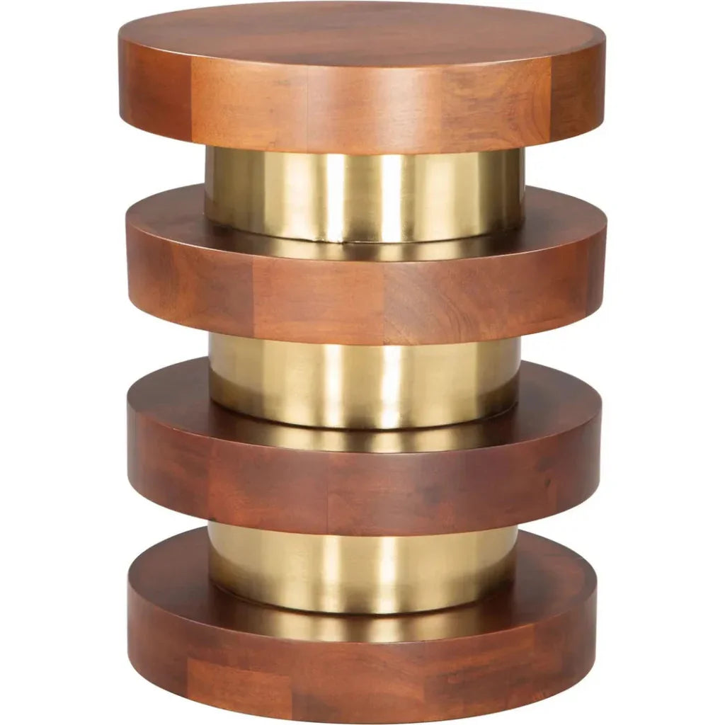 Marigot Side Table Brown - LOOMLAN - Zuo Modern - Side Tables